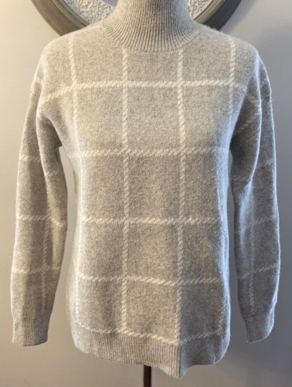 Rachel Zoe Silver Gray Sparkle Women's Sweater - S